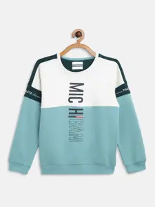 Octave Boys Blue Colourblocked Sweatshirt