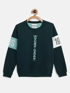 Octave Boys Blue Printed Sweatshirt