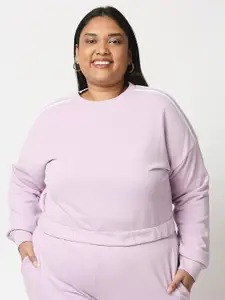 20Dresses Plus Size Women Lavender Totally Worth It Sweatshirt