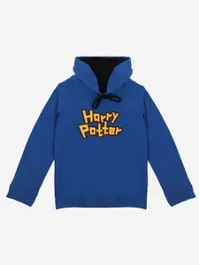 YK Warner Bros Boys Blue Hooded Harry Potter Sweatshirt