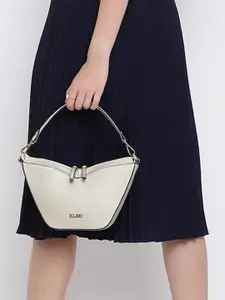 KLEIO Women Unique Shaped Double Handle Handbag