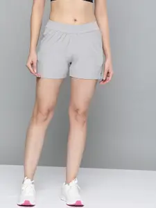 Slazenger Women Grey Solid Sports Shorts