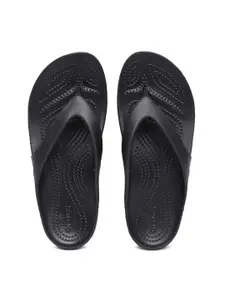 Crocs Women Black Flip-Flops