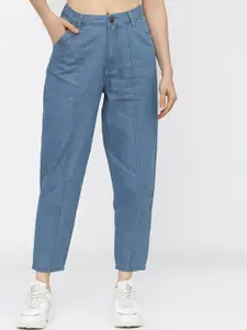 Tokyo Talkies Women Blue Tapered Fit Stretchable Jeans