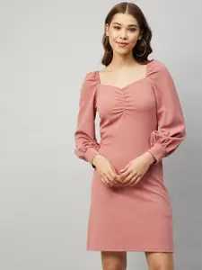 RARE Peach-Coloured Sheath Dress
