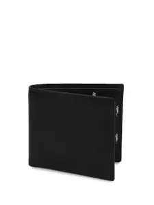 Polo Ralph Lauren Men Black Leather Two Fold Wallet