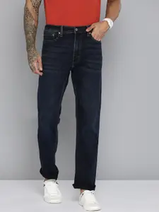 Levis Men Light Fade Stretchable 513 Slim Straight Fit Jeans