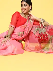 Mitera Floral Saree