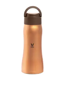 Vaya Orange Stainless Steel Insulated Bottle with Loop Lid BPA Free - 900ml