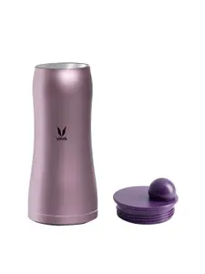 Vaya Purple Solid Stainless Steel Water Bottle