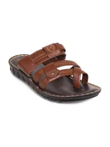 Ajanta Men Tan Comfort Sandals