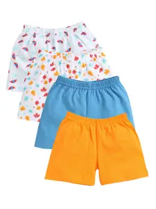BUMZEE Boys Pack of 4 Cotton Shorts