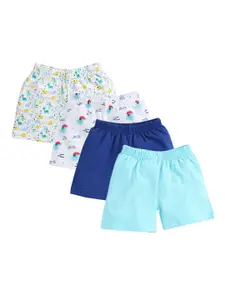 BUMZEE Boys Pack Of 4 Printed Shorts