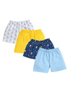BUMZEE Boys Pack of 4 Cotton Shorts