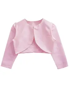 A.T.U.N. Girls Pink Crop Shrug