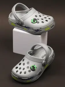 NEOZ Boys Grey Rubber Clogs