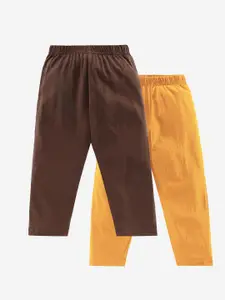 KiddoPanti Boys Pack of 2 Solid Lounge Pants