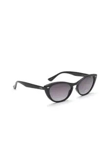 IDEE Women Grey Lens & Black Cateye Sunglasses IDS2645C1SG