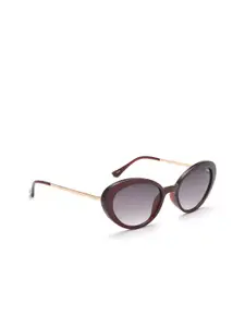 IDEE Women Grey Lens & Brown Butterfly Sunglasses IDS2600C3SG
