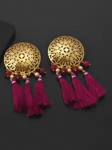 Tistabene Gold-Toned Contemporary Drop Earrings