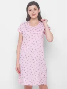 AV2 Pink Floral Printed Maternity Dress