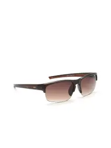 IDEE Men Brown Lens & Black Sports Sunglasses with Polarised Lens IDS2635C2SG