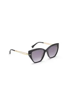 Image Women Grey Lens & Black Butterfly Sunglasses with Polarised Lens IMS736C1SG