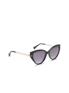 Image Women Blue Lens & Black Cateye Sunglasses with Polarised Lens IMS735C1SG