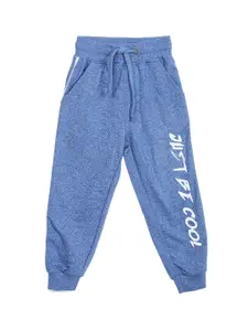Cherokee Boys Blue Solid Straight Fit Joggers