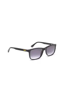 Police Men Grey Lens & Black Rectangle Sunglasses with Polarised Lens SPL998K57700SG