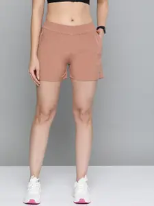 Slazenger Women Pink Solid Sports Shorts