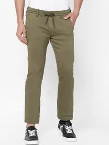 Pepe Jeans Men Olive Green Low-Rise Jeans