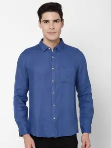 Pepe Jeans Men Blue Casual Shirt