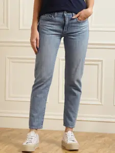 Polo Ralph Lauren Women Blue Comfort Slim Fit Heavy Fade Jeans