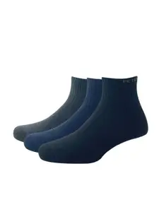 Peter England Men Pack Of 3 Solid Above Ankle Length Socks