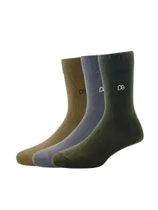 Peter England Men Pack of 3 Calf Length Socks