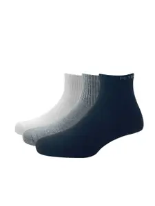Peter England Men Pack Of 3 Solid Above Ankle Length Socks