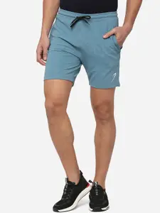 FUAARK Men Blue Slim Fit Training or Gym Sports Shorts
