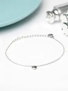 PRITA PRITA Women Silver-Toned Brass Link Bracelet