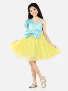 Fairies Forever Blue & Yellow Net Dress