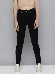 Levis Women Black Revel Shaping Skinny Fit High-Rise Stretchable Jeans
