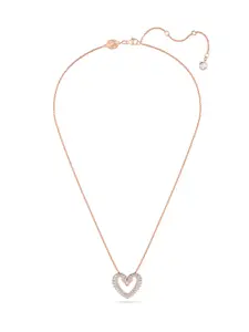 SWAROVSKI Rose Gold-Plated & White Crystals Necklace