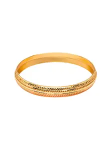 bodha Men Gold-Plated Brass Kada Bracelet