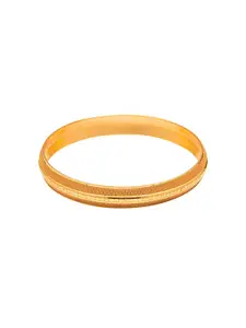 bodha Men Gold-Plated Brass Kada Bracelet