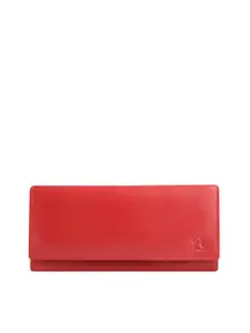 Kara Women Red Leather Wallet