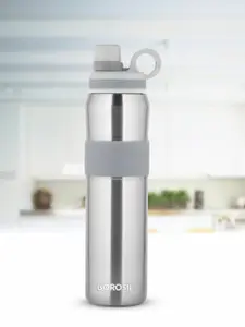 BOROSIL Silver-Toned Solid Vacuum Insulated Stainless Steel Water Bottle