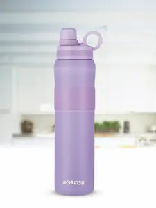 BOROSIL Thirst Burst Lavender Double Wall Vacuum Insulated 12hrs. Hot & Cold Bottle 800ml