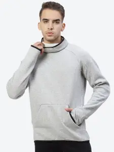 ASICS Men Grey M Thermal Sweatshirt