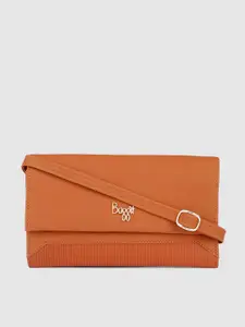 Baggit Women Tan Brown Solid Two Fold Wallet