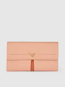 Baggit Women Pink Three Fold Wallet
